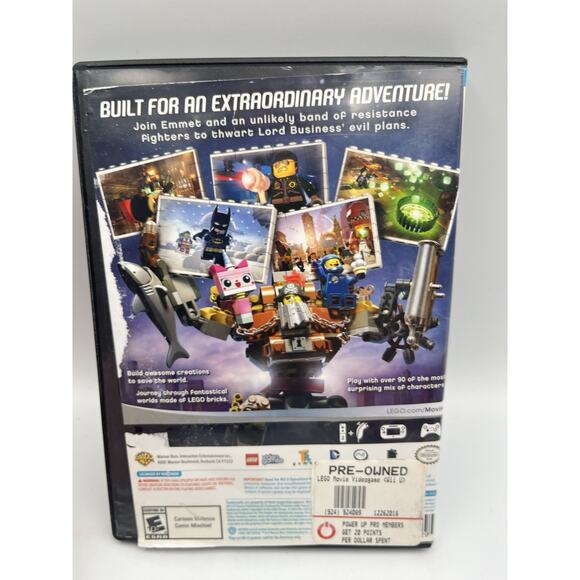 The Lego Movie Videogame For Wii U With Manual - Picture 2 of 5